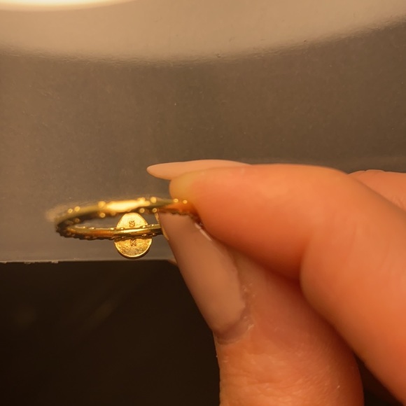 Trezo Lavi Gold & Turquoise Ring and Earring set - Picture 7 of 8